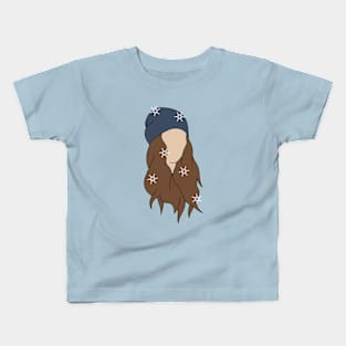 Snowy Hair Kids T-Shirt